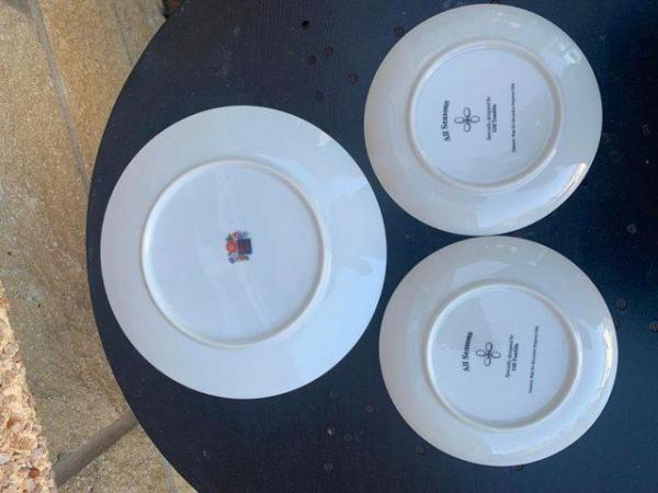 Image 2 of Three decorative wall plates, pretty china