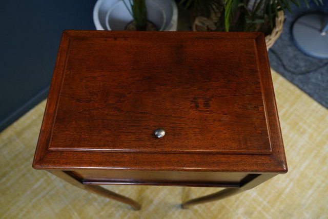 Image 11 of Early Victorian Mahogany Sewing Table / Box Side Table