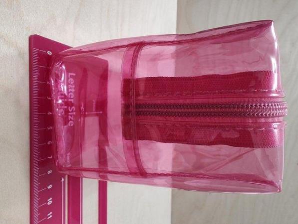 Image 8 of Marks and Spencer Pink Zipped Makeup Wash Bag Collect Post