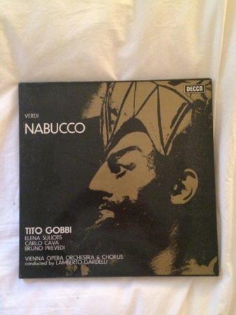 Image 1 of Verdi, Nabucco, Tito Gobbi 3 x LPs box set SET 298-300 1965