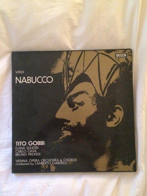 Preview of the first image of Verdi, Nabucco, Tito Gobbi 3 x LPs box set SET 298-300 1965.