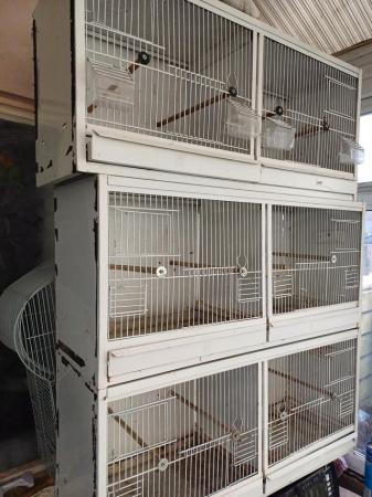 Image 3 of Metal Stackable double breeding cages