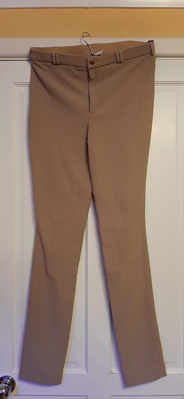 Preview of the first image of For Sale Mens Beige Jodhpurs Waist Size 34.