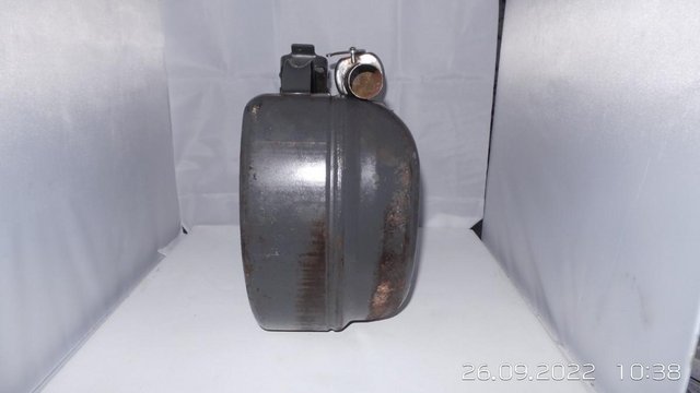 Image 1 of MERCEDES BENZ VINTAGE SPARE TYRE  PETROL JERRY CAN  CONTAINE