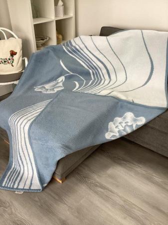 Image 1 of Washable acrylic single bed blanket