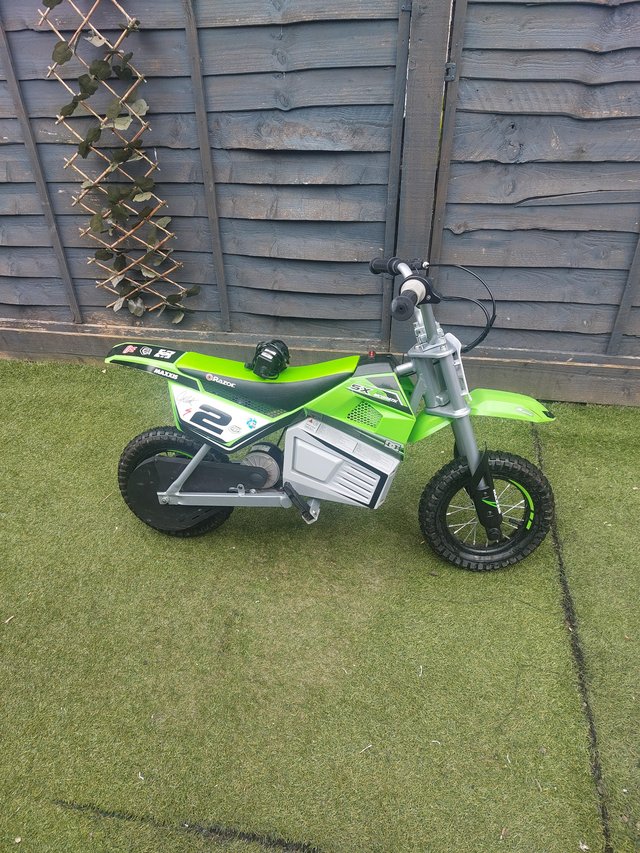 Preview of the first image of Childs electric bike for sale.