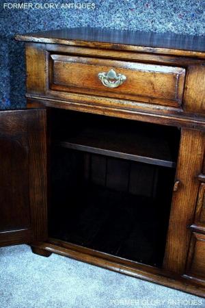 Image 77 of TITCHMARSH AND GOODWIN OAK DRESSER BASE SIDEBOARD HALL TABLE
