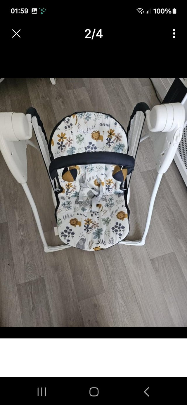 Preview of the first image of Graco baby delight swing  Into the wild collection.