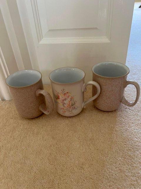 Preview of the first image of Denby summer fields tumbler mugs.