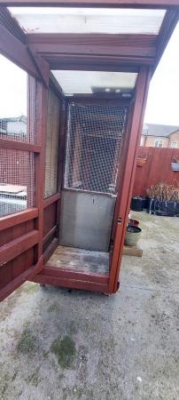 Image 1 of Aviary with extra set of doors for safety