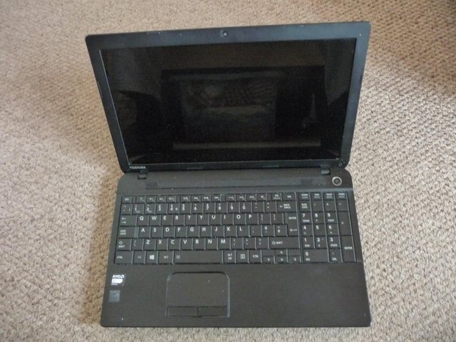 Preview of the first image of TOSHIBA 15.5" LAPTOP NOT WORKING.