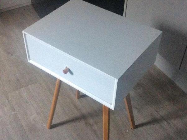 Image 1 of Bedside table drawer (quirky shabby chic)