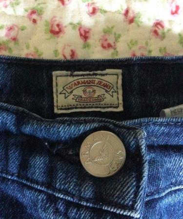 Image 5 of 90s Vintage ARMANI SIMIN T Straight Jeans sz 29