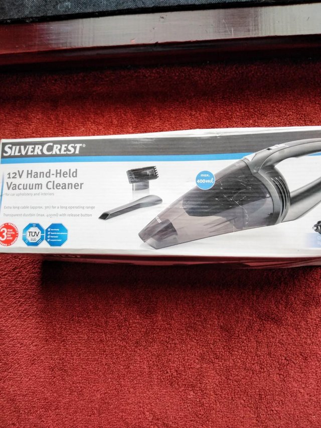 Preview of the first image of 12v Silver Crest Car Vacuum Cleaner.