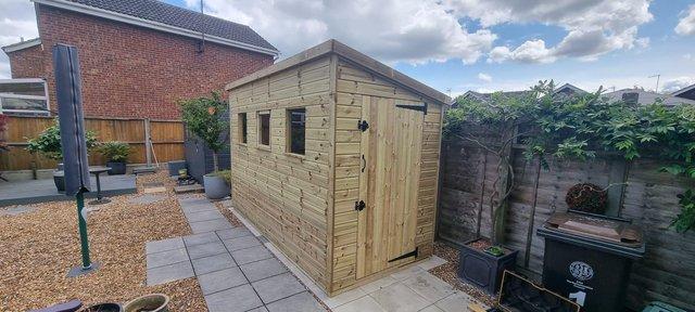 Preview of the first image of Brand new 7ft x 12ft garden shed.