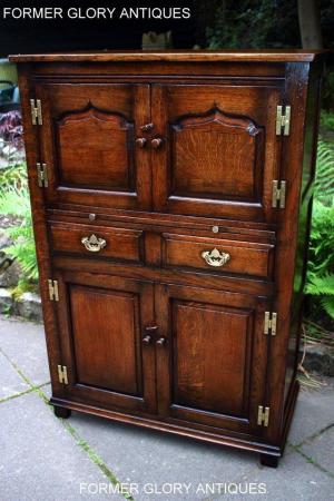 Image 26 of A TITCHMARSH AND GOODWIN OAK WINE CUPBOARD DRINKS CABINET