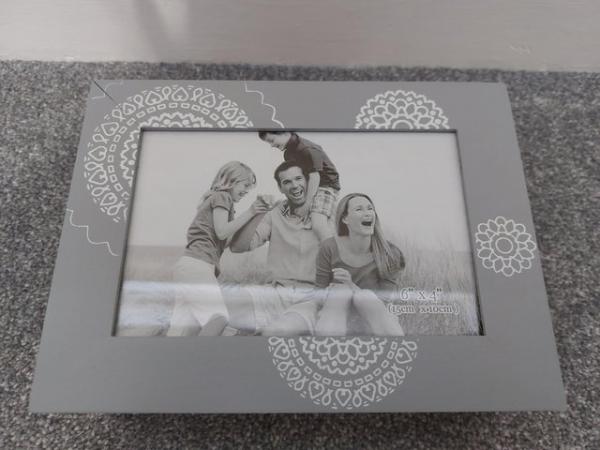 Image 3 of Wooden memory box with photo lid- never used