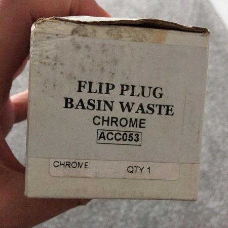 Image 2 of Flip Plug Basin Waste in Chrome