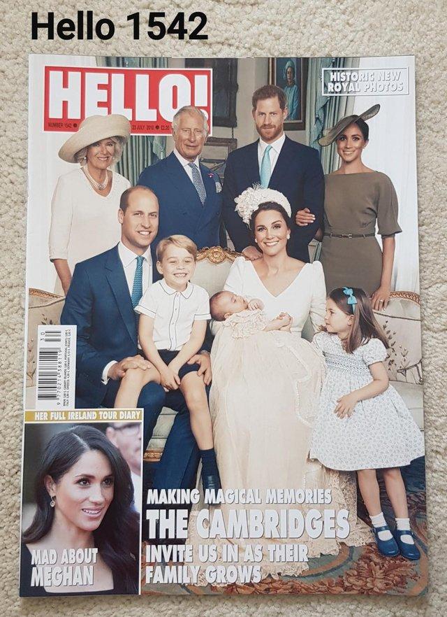 Preview of the first image of Hello Magazine 1542 - The Cambridges Magic Memories.