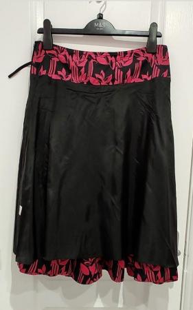 Image 18 of New Women's Monsoon Collection Ramona Red Skirt UK 10 12