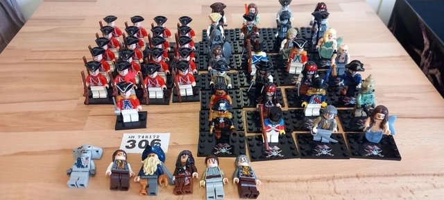 Preview of the first image of lego compatible Mini figures pirates of the caribbean.