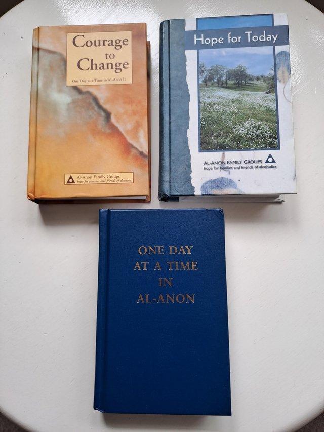 Preview of the first image of 3 x Al-Anon books, daily inspiration..