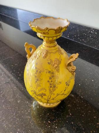Image 1 of ROYAL CROWN DERBY, RARE VASE DATED:1896