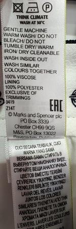 Image 14 of New with tags Marks and Spencer Soft White Skirt Size 12 Reg