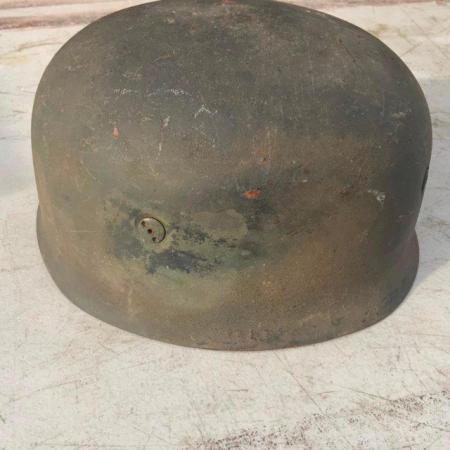 Image 3 of German Paratroopers helmet + liner and chin strap