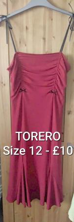 Image 1 of TORERO red dress for sale - size 12