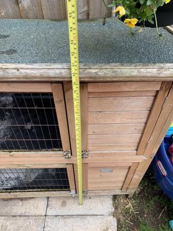 Image 2 of Guinea pig double hutch