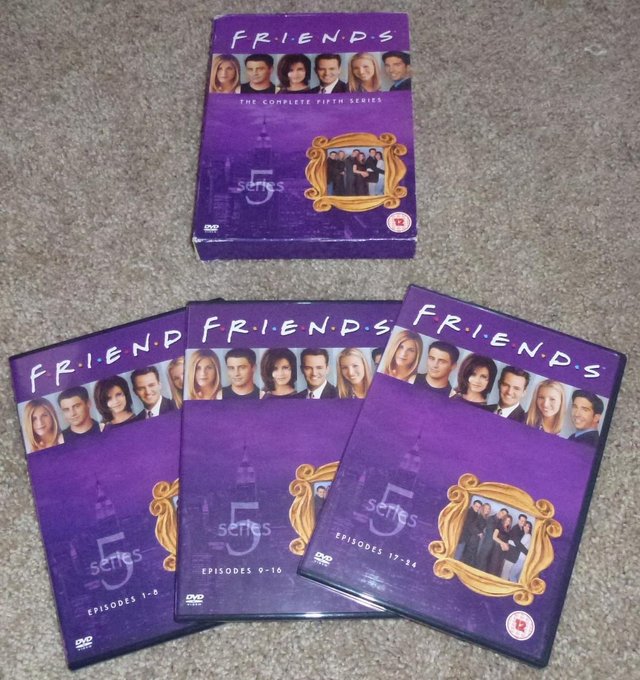 Preview of the first image of Friends, Season 5. DVD Boxset..