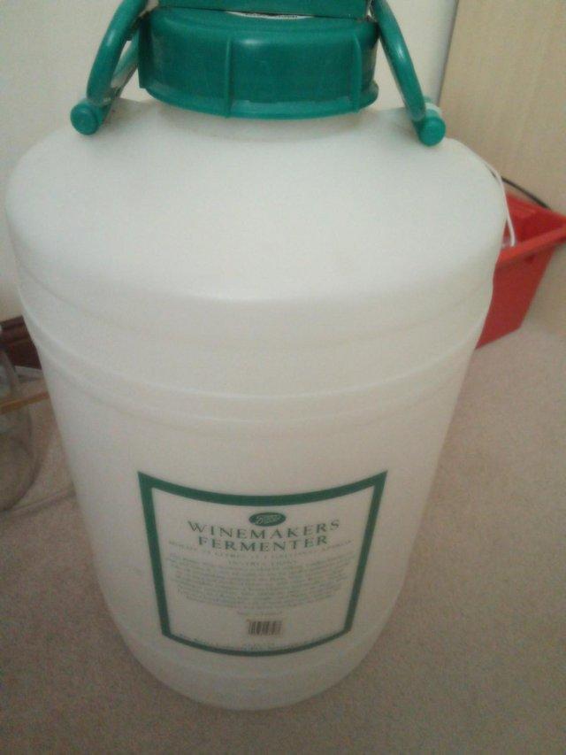 Preview of the first image of Boots Winemakers Fermenter 25 Litres Unused.