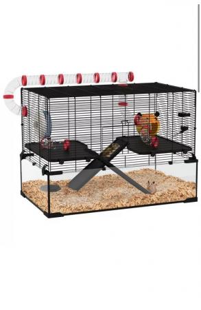 Image 1 of Hamster/Gerbil/Mouse Glass Cage