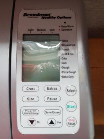 Image 2 of Russell Hobbs bread maker with recipe cards