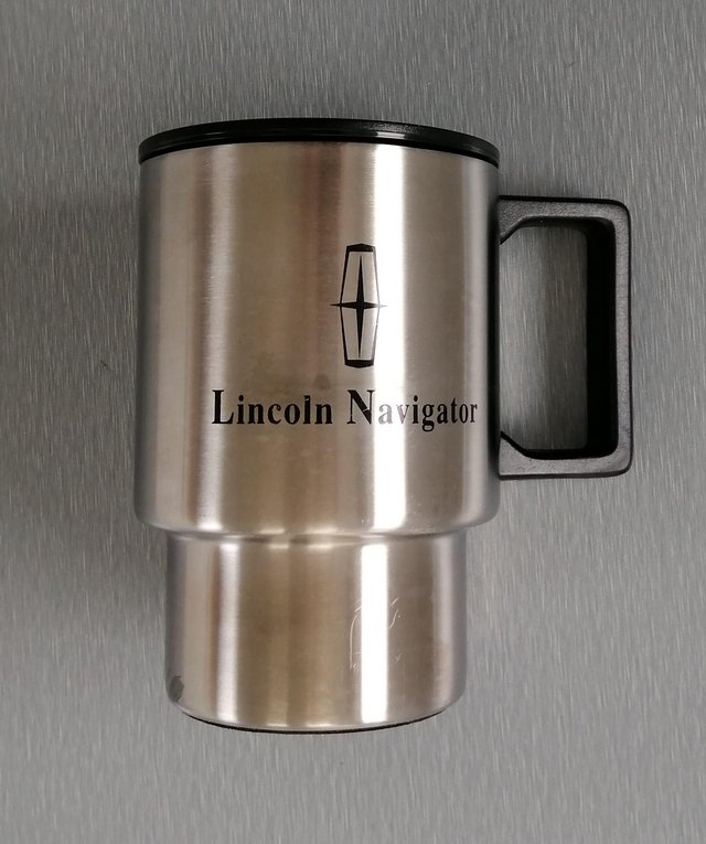 Preview of the first image of A Lincoln Navigator Travel Mug for Hot and Cold Drinks..