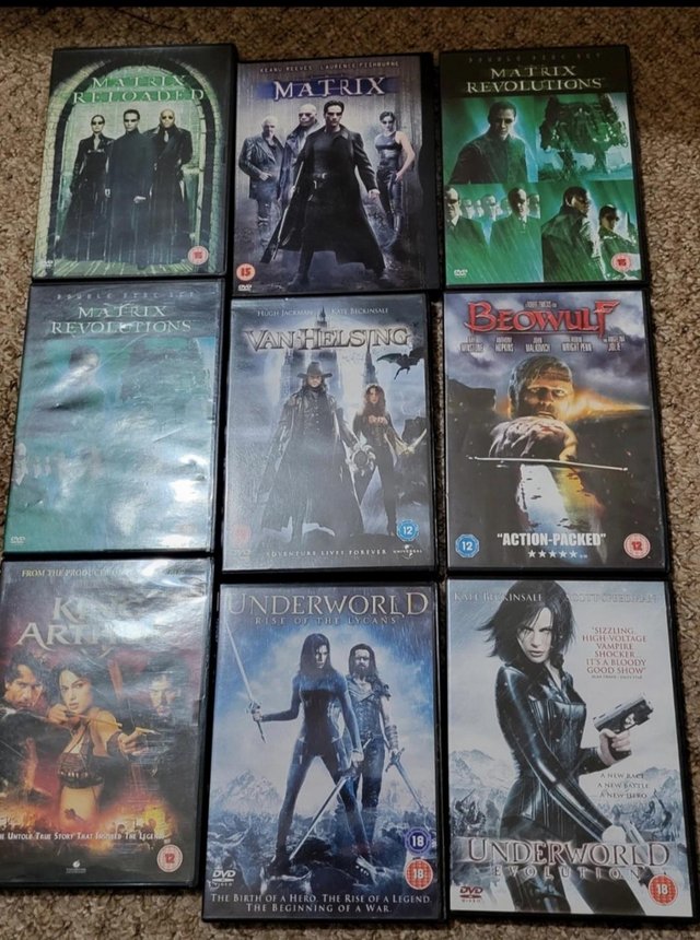 Preview of the first image of Dvd Films-Movie Bundle Job Lot Matrix & Others.