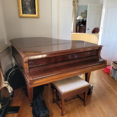 Image 3 of Weber antique Baby Grand Piano