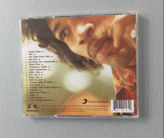 Image 2 of Jimi Hendrix CD album. Experience Hendrix (The best of)