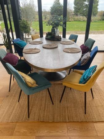 Image 3 of Baker and Stonehouse Talula Dining Table and 8 NEXT chairs