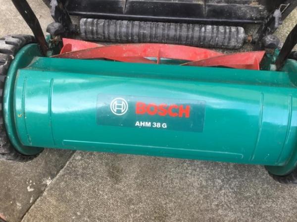 Image 2 of Bosch 38g push cylinder lawnmower