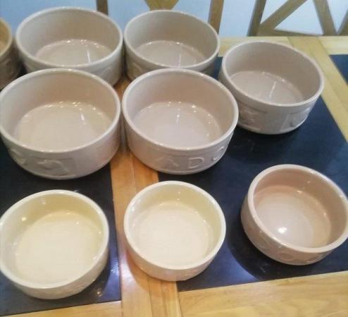 Image 3 of Mason Cash Ceramic Light Brown Pet Water Bowls