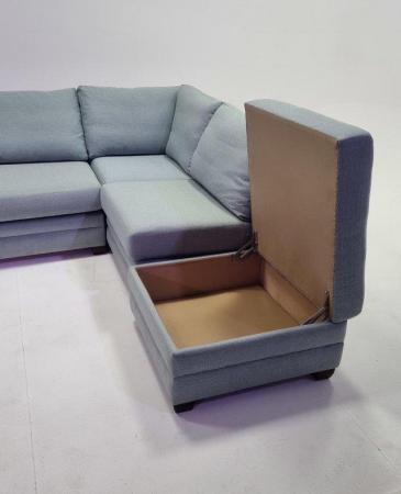 Image 5 of Sofa Workshop 'Jude' corner sofa bed suite with footstool