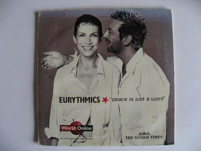 Preview of the first image of Eurythmics – Peace Is Just A Word - 4 Track Enhanced CD Samp.