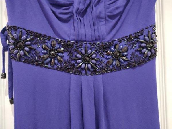 Image 6 of New Women's Monsoon Purple Maxi Dress UK 8