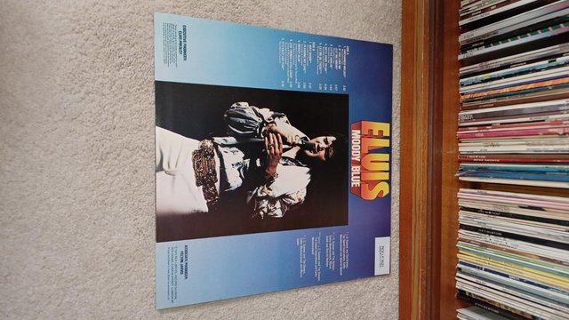 Preview of the first image of Elvis Presley Moody Blue vinyl album.