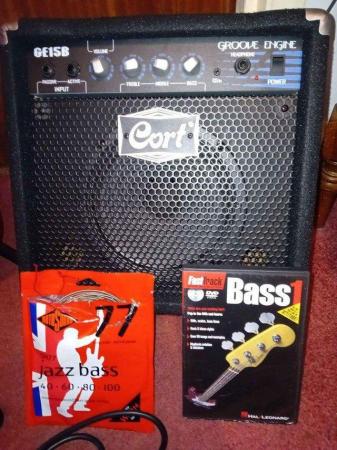 Image 2 of Cort Action Bass Guitar & Amp + more