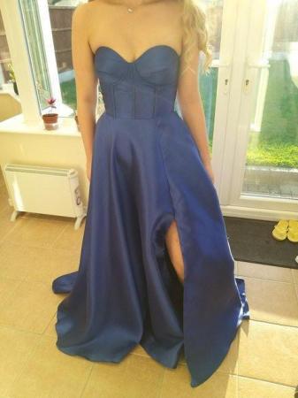 Image 1 of Royal Blue Evening Prom Dress Size 6-8