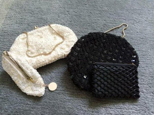 Image 1 of Vintage evening bags x 2 and matching purses
