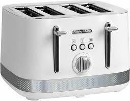 Image 1 of Morphy Richards Illumination 4 Slice Toaster-white-superb